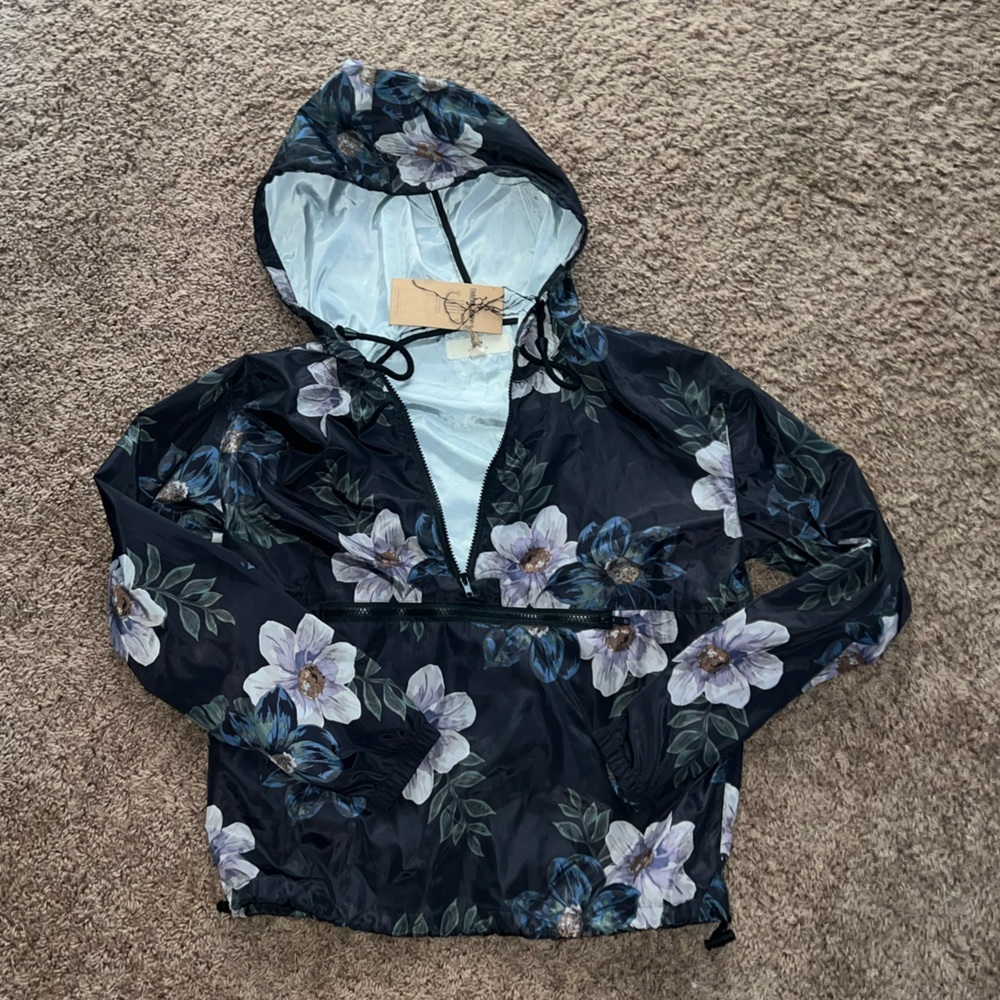 Thread and Supply rain jacket